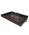 Elegant Pichwai Print Rectangular MDF Serving Tray – Stylish & Durable Design