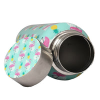 Handcrafted Eco-Friendly Meenakari Stainless Steel Bottle(750 ML)-Flamingo