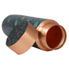 Copper Water Bottle | 1 Litre | Pichwai Designs| Boosts Immunity