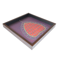 Elegant Petal Print MDF Serving Tray – Stylish & Durable Design