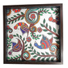 Elegant Madhubani Peacock Print MDF Serving Tray – Stylish & Durable Design