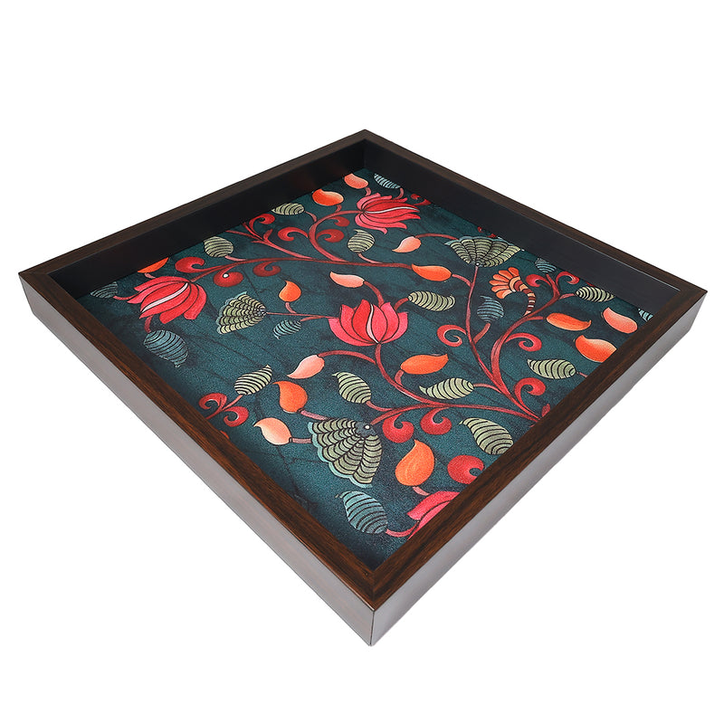 Elegant Pichwai Print MDF Serving Tray – Stylish & Durable Design