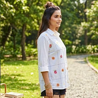Linear Floral Shirt