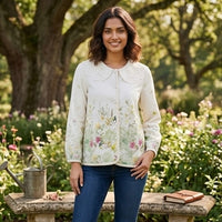 Wildflower Scallop Shirt