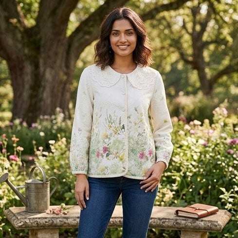 Wildflower Scallop Shirt