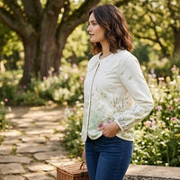 Wildflower Scallop Shirt
