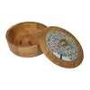 Elegant Tree Of Life Wooden Roti Box – Stylish & Durable Storage Solution