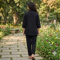 Midnight botanical shirt