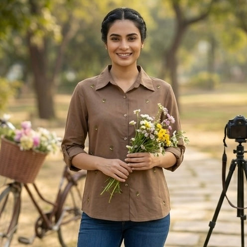 Amber Floral Shirt