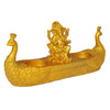 Decorative Swan Boat Ganesh T Lite | Artistic Hindu God Sculpture for Home and Table Decor