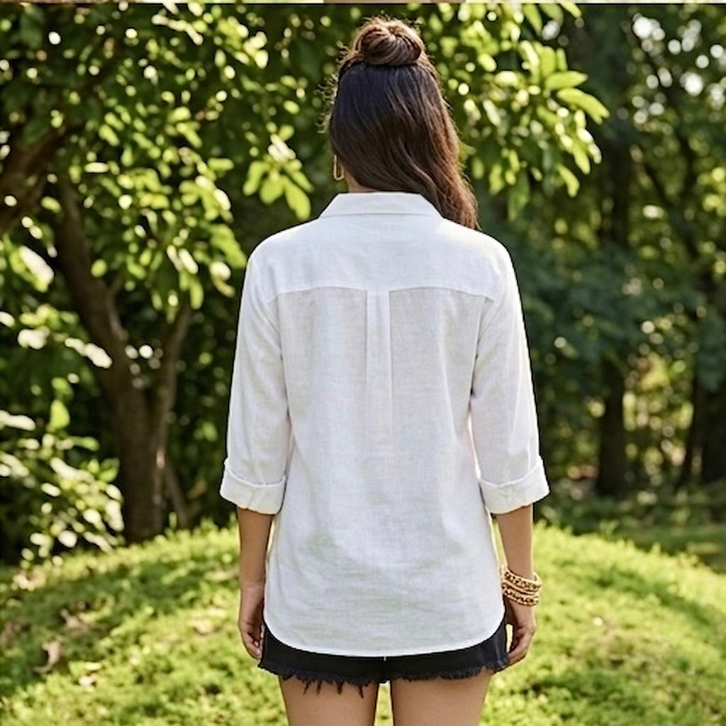 Linear Floral Shirt