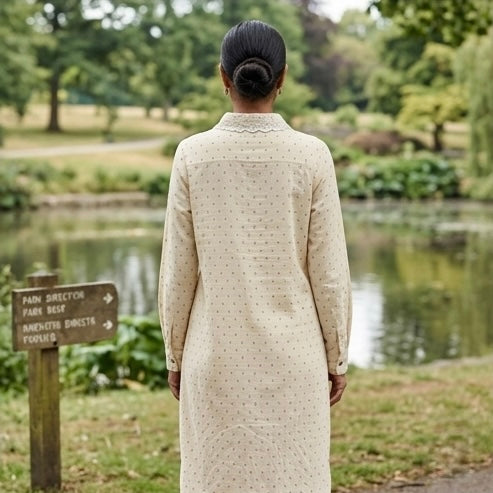 Sun Dappled Midi Dress