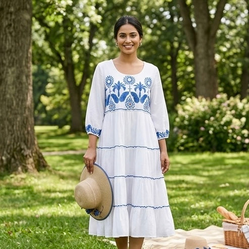 Blue Meadow Dress
