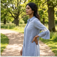 Ocean Breeze Button Down Dress