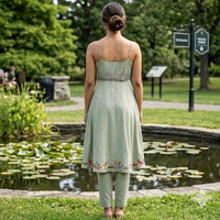 Lumi Leaf Co-ord Set Green