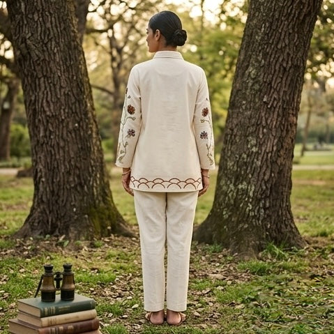 Linen Blend Co-ord Set