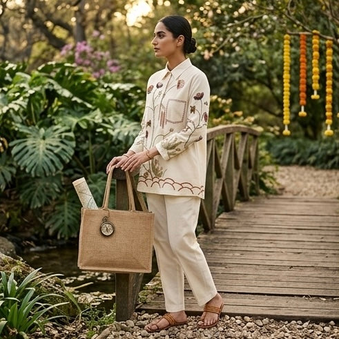 Linen Blend Co-ord Set