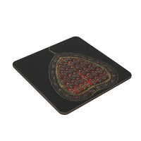 Elegant Petal Print MDF Coaster – Stylish & Durable Design (Set of 4)