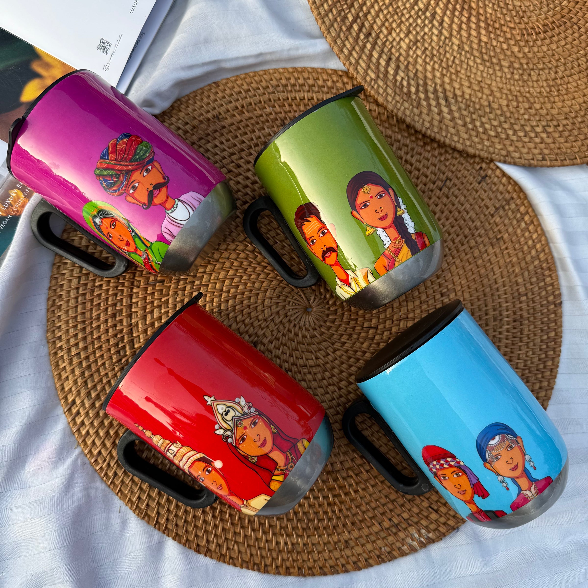 Insulated Stainless Steel Vacuum Mug | Hot and Cold Tea & Coffee Cup