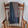 Ajrakh with Kantha Bedcover | Artisan-Made 100% Cotton Bedspread