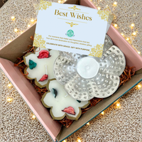 Gift Box – Urli & Metal Wax Diya Combo