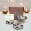 Gift Box – Urli & Metal Wax Diya Combo
