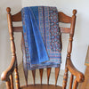 Ajrakh with Kantha Bedcover | Artisan-Made 100% Cotton Bedspread