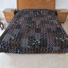 Handcrafted Block Print Bedcover with Patchwork | Artisan-Made 100% Cotton Bedspread