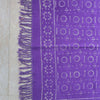 Lavender Dusk Handwoven Cotton Rug – Boho Fringe Accent