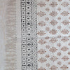 Tribal Earth Handwoven Rug – Natural Cotton with Geometric Border