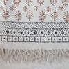 Tribal Earth Handwoven Rug – Natural Cotton with Geometric Border