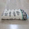 Handcrafted Kids Quilt with Traditional Block Print | Soft & Cozy Cotton Quilt for Babies & Toddlers