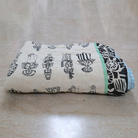 Handcrafted Kids Quilt with Traditional Block Print | Soft & Cozy Cotton Quilt for Babies & Toddlers