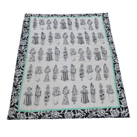 Handcrafted Kids Quilt with Traditional Block Print | Soft & Cozy Cotton Quilt for Babies & Toddlers