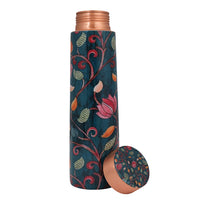Copper Water Bottle Set | 1 Litre Bottle & Set of 2 Glasses | Boosts Immunity