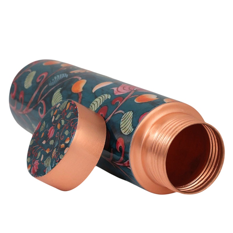 Copper Water Bottle Set | 1 Litre Bottle & Set of 2 Glasses | Boosts Immunity