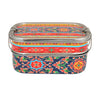 Eco-Friendly Ethnic Meenakari 2-Tier Steel Tiffin