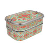Eco-Friendly Ethnic Meenakari 2-Tier Steel Tiffin