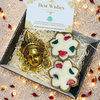 Gift Box – Durga Face & Metal Wax Diya Combo