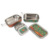 Eco-Friendly Ethnic Meenakari 2-Tier Steel Tiffin