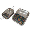 Eco-Friendly Ethnic Meenakari 2-Tier Steel Tiffin