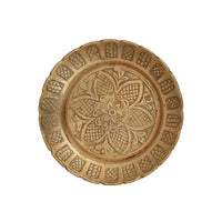 Handcrafted Brass Snack Bowl with Intricate Carvings (Set Of 2)