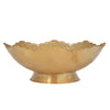 Hand-Carved Brass Serving Bowl