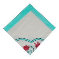 Pastel Bloom Printed Dining Table Set – Soft Floral Cotton Table Linen