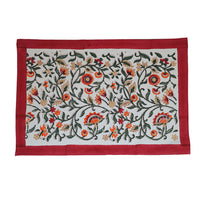 Kashmiri Embroidered Dining Table Set – Handcrafted Elegance for Your Table