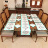 Pastel Bloom Printed Dining Table Set – Soft Floral Cotton Table Linen