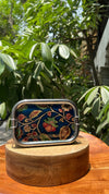 Ethnic Enamelware Steel Lunch Box – 2 Tier, Sustainable & Reusable