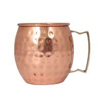 Hammered Copper Mule Mug Set Of 2 | Drinkware