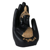 Resin Palm Buddha Table Decor | Contemporary Buddhist Statue for Home Or Office