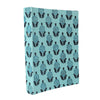 Green Floral Block Print File Folder